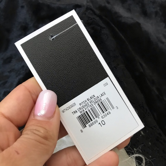 Juicy Couture Black Label Velour Lace-Back Dress - Picture 5 of 8